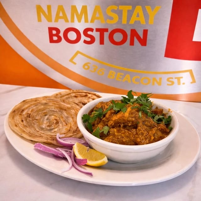 Dhaba Chicken with Paratha
