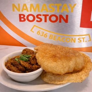 Goat Curry with Puri